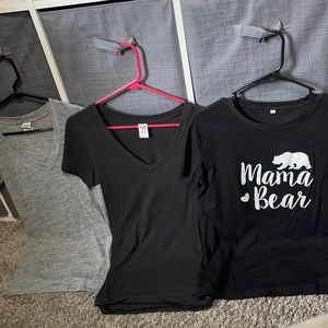 VS PINK & Mama Bear tshirts // Small